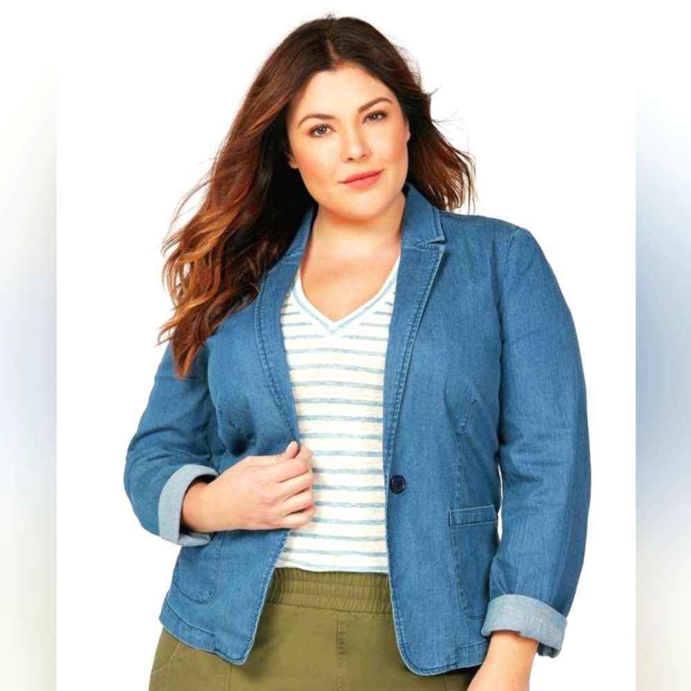 Classic Denim Blazer Vintage
